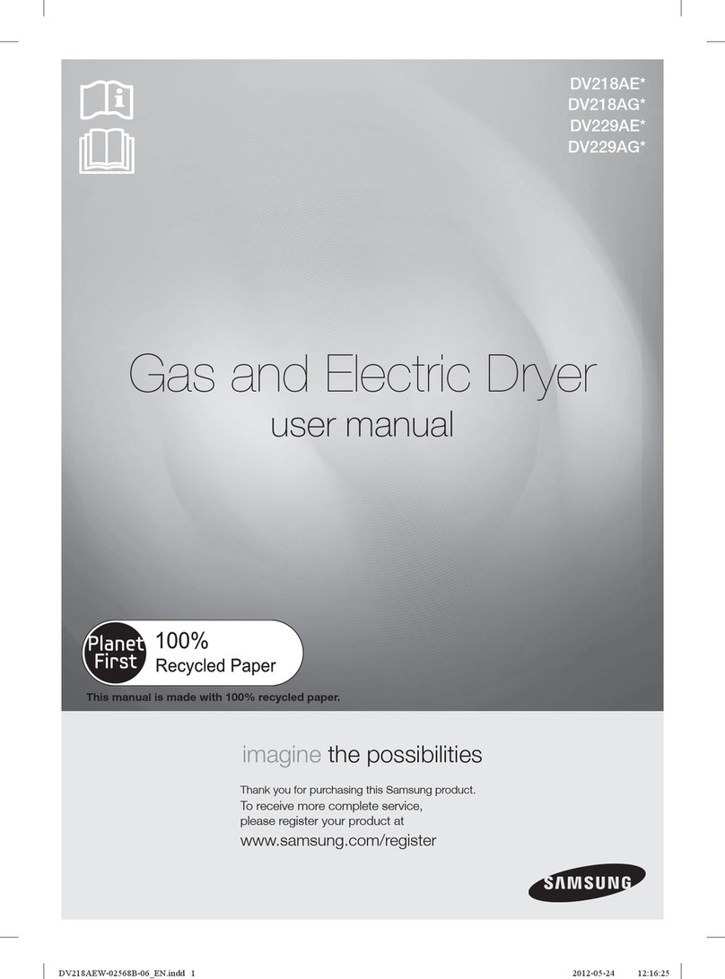 Samsung DV229AE Series User manual