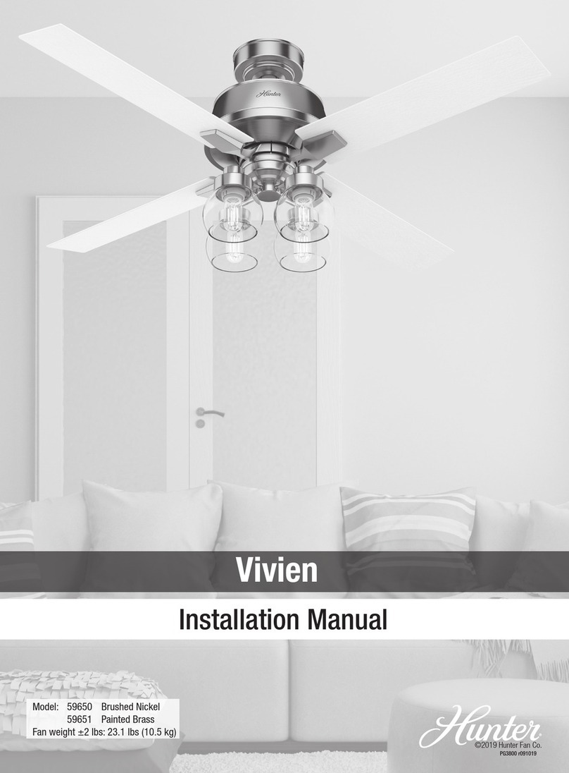 Hunter Vivien installation manual