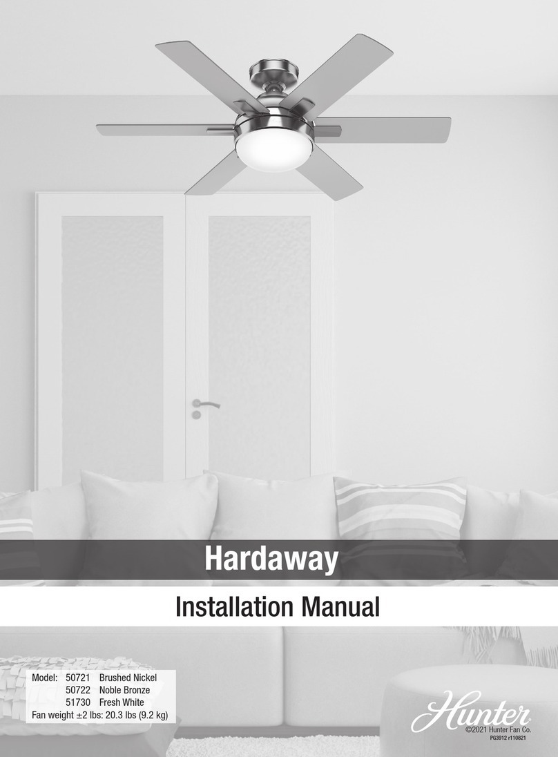 Hunter 51730 User manual