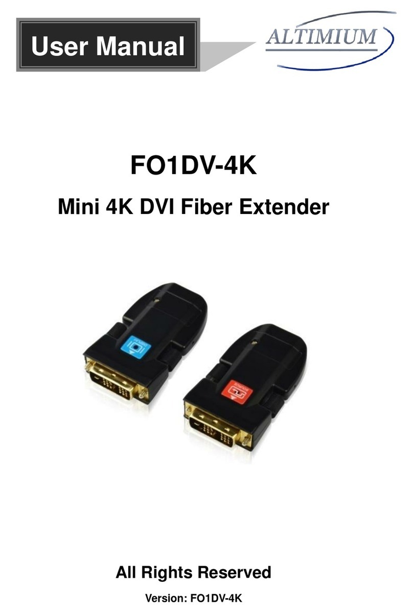Altimium FO1DV-4K User manual
