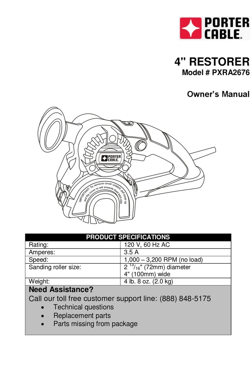 Porter-Cable PXRA2676 User manual