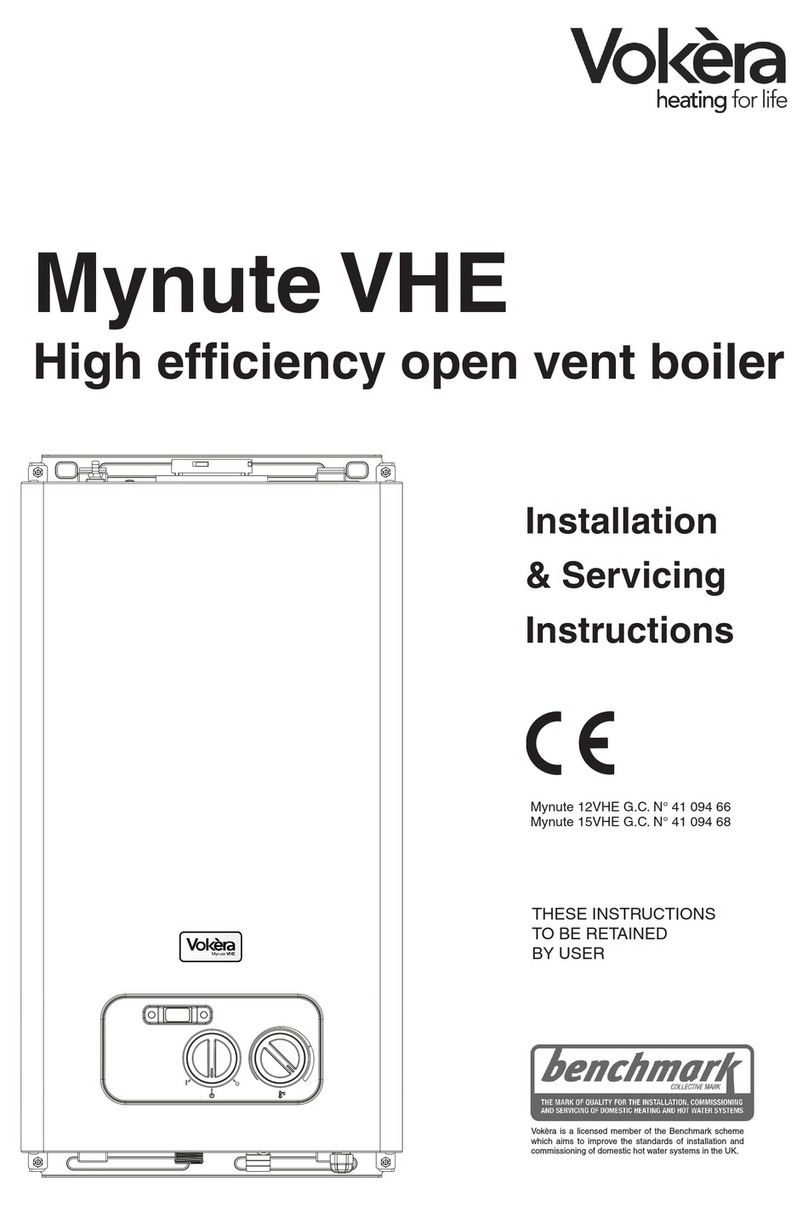 Benchmark VOKERA Mynute 12 VHE User manual