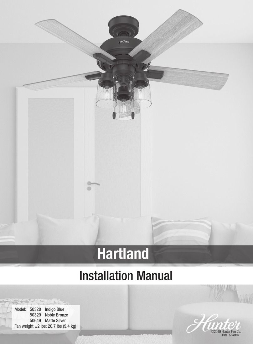Hunter 50328 User manual Hunter 50328 User manual