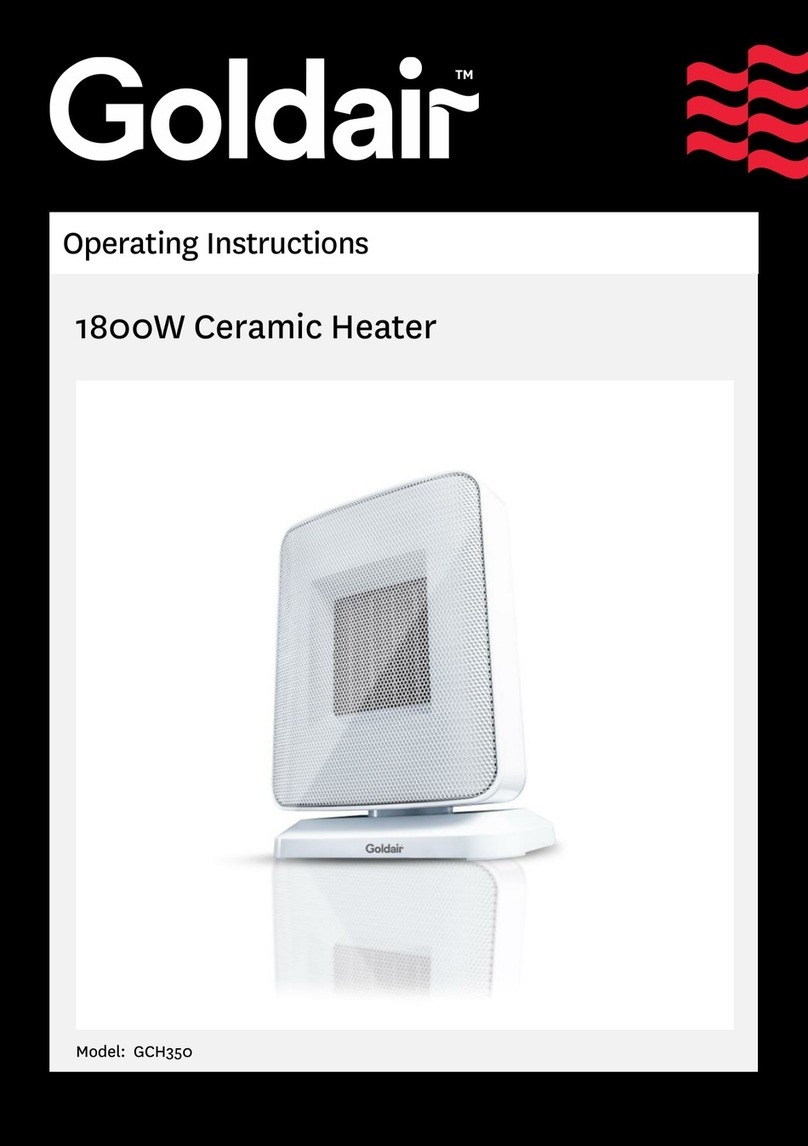 CDB Goldair GCH350 User manual