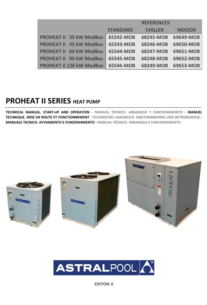 Astral Pool PROHEAT II 65542-MOB User manual Astral Pool PROHEAT II 65542-MOB User manual