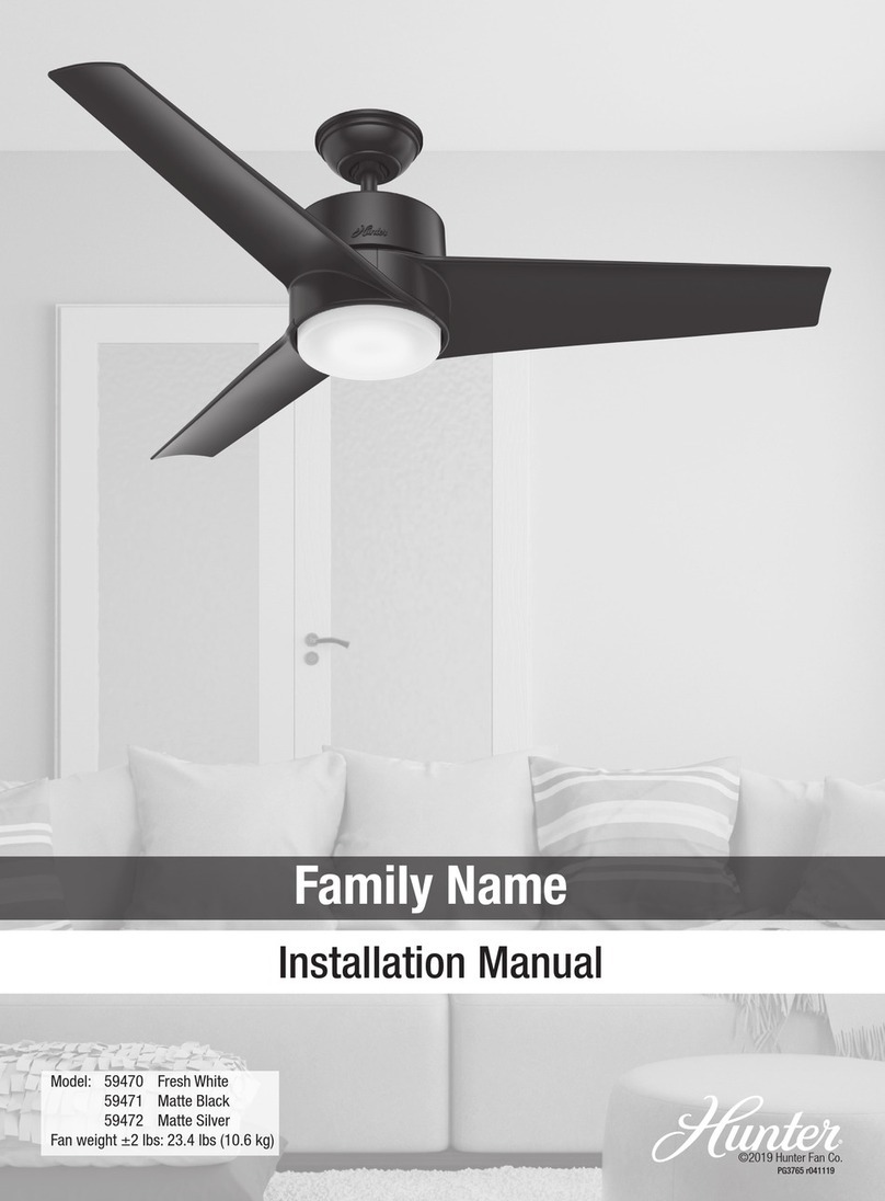 Hunter Family Name installation manual