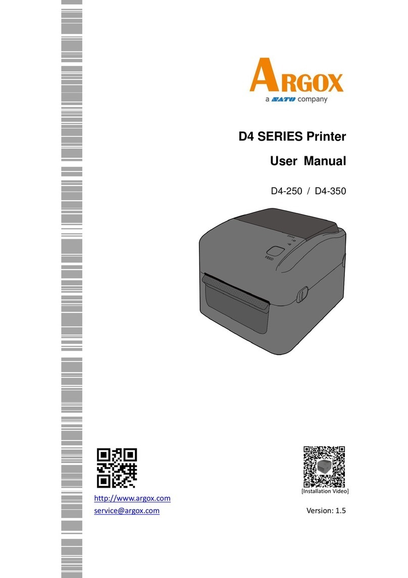 SATO Argox D4-250 User manual