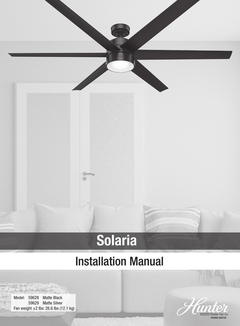 Hunter 59629 User manual