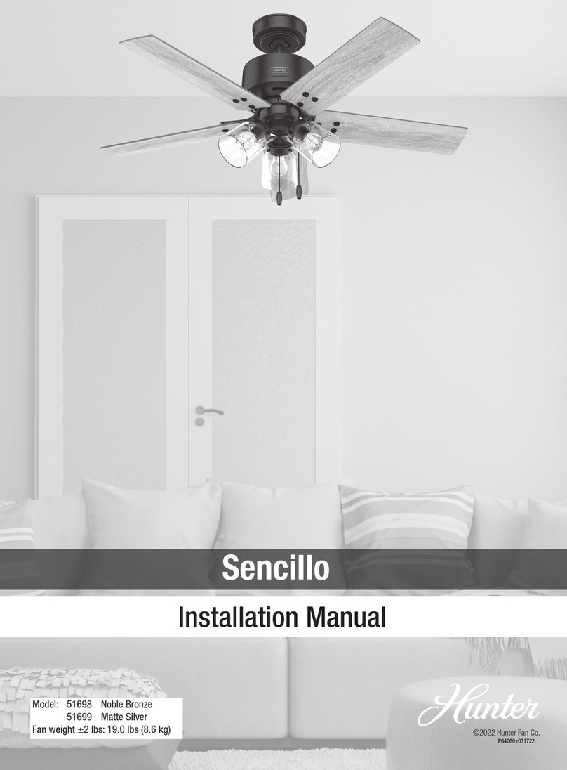 Hunter Sencillo User manual