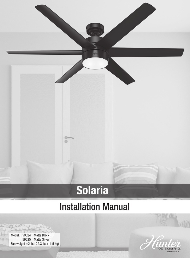 Hunter Solaria User manual