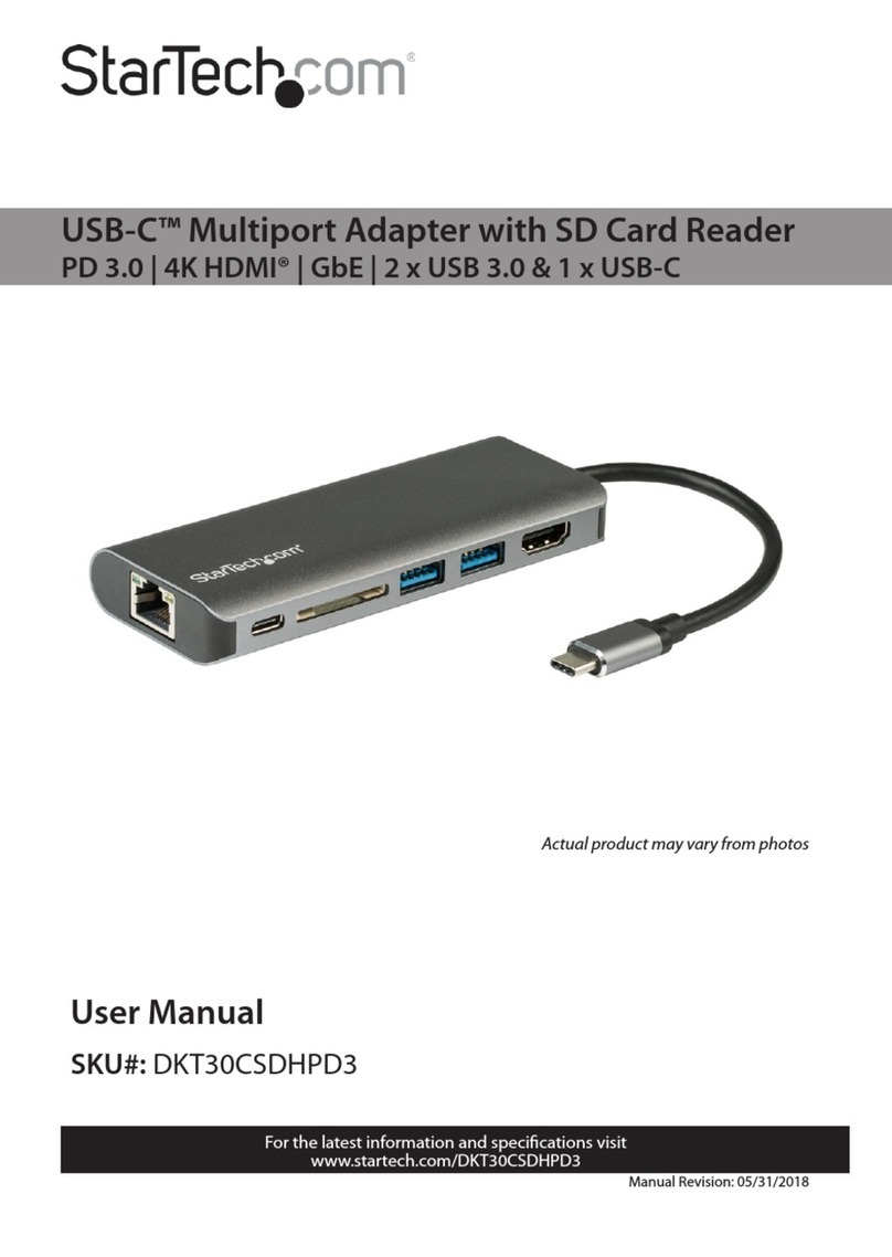 StarTech.com DKT30CSDHPD3 user manual