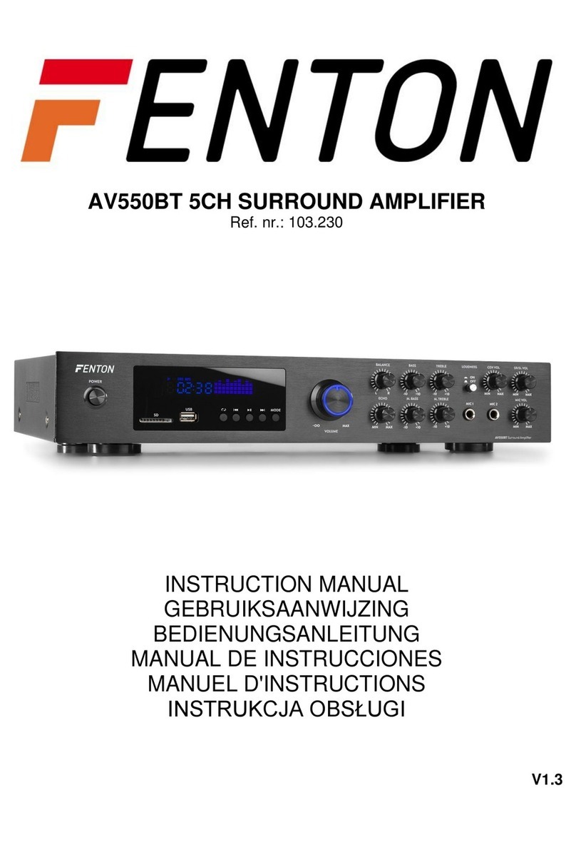 Fenton AV550BT User manual