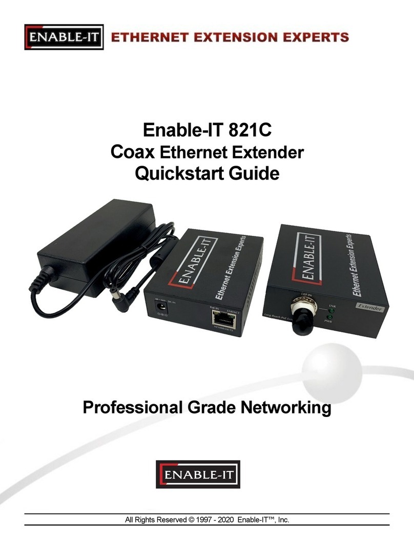 Enable-IT 821C User manual