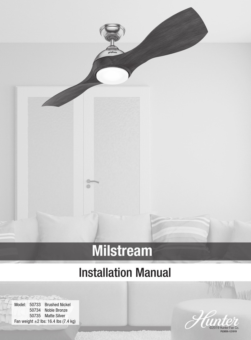 Hunter Milstream installation manual