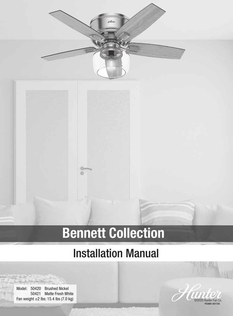 Hunter Bennett 50421 User manual Hunter Bennett 50421 User manual