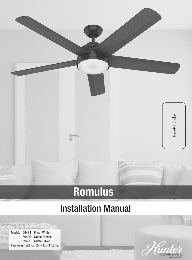 Hunter Romulus installation manual