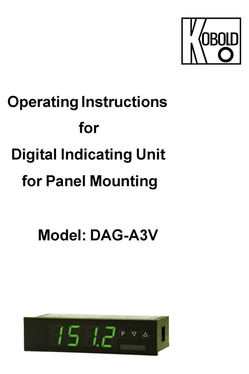 Kobold DAG-A3V User manual