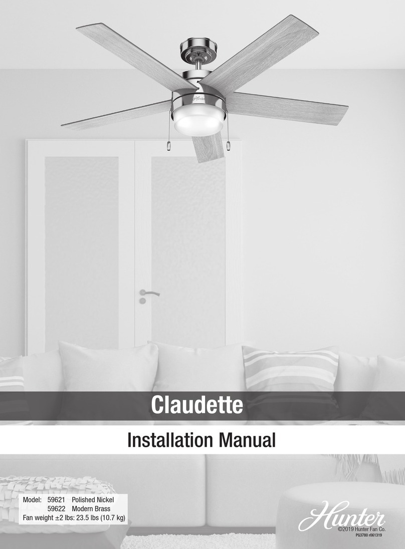 Hunter Claudette User manual Hunter Claudette User manual