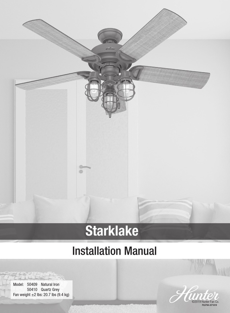 Hunter Starklake User manual