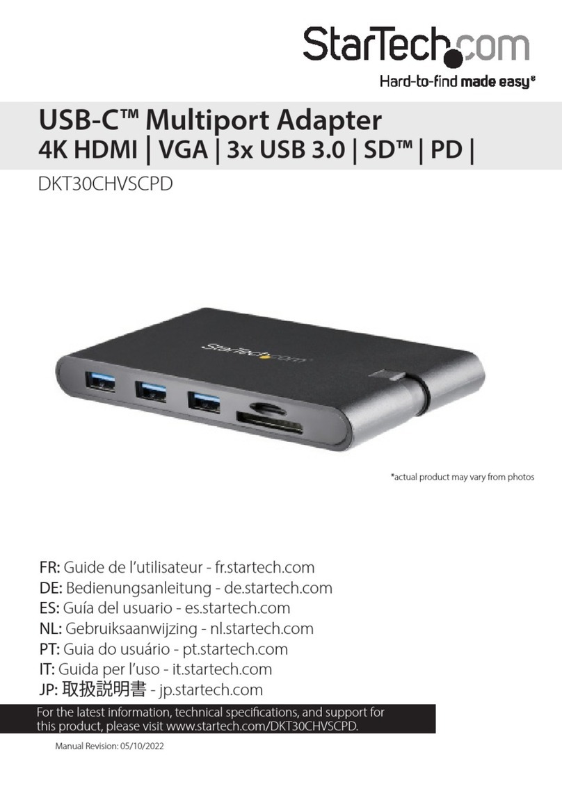 StarTech.com DKT30CHVSCPD User manual
