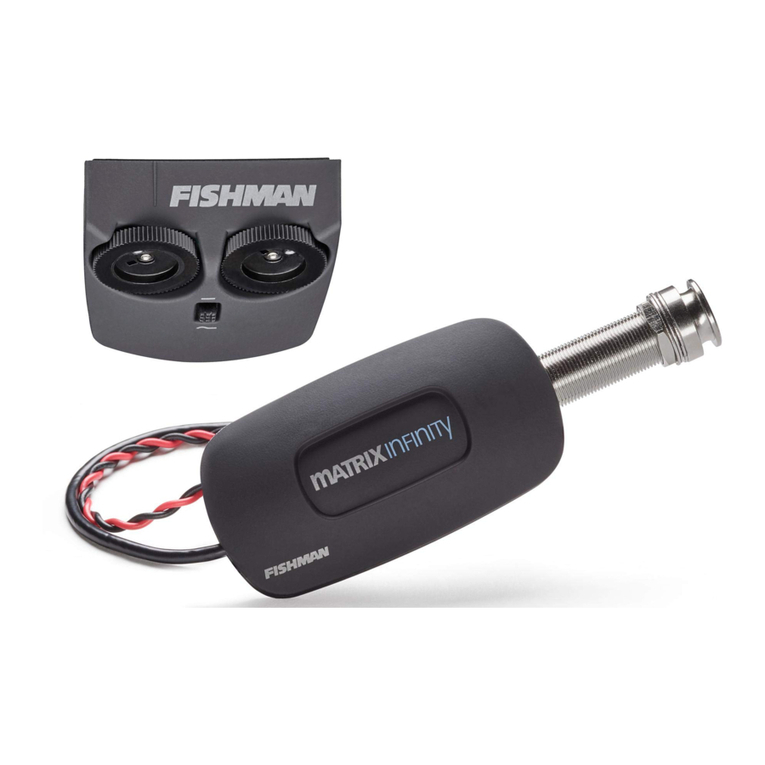 Fishman MATRIX INFINITY - installation guide