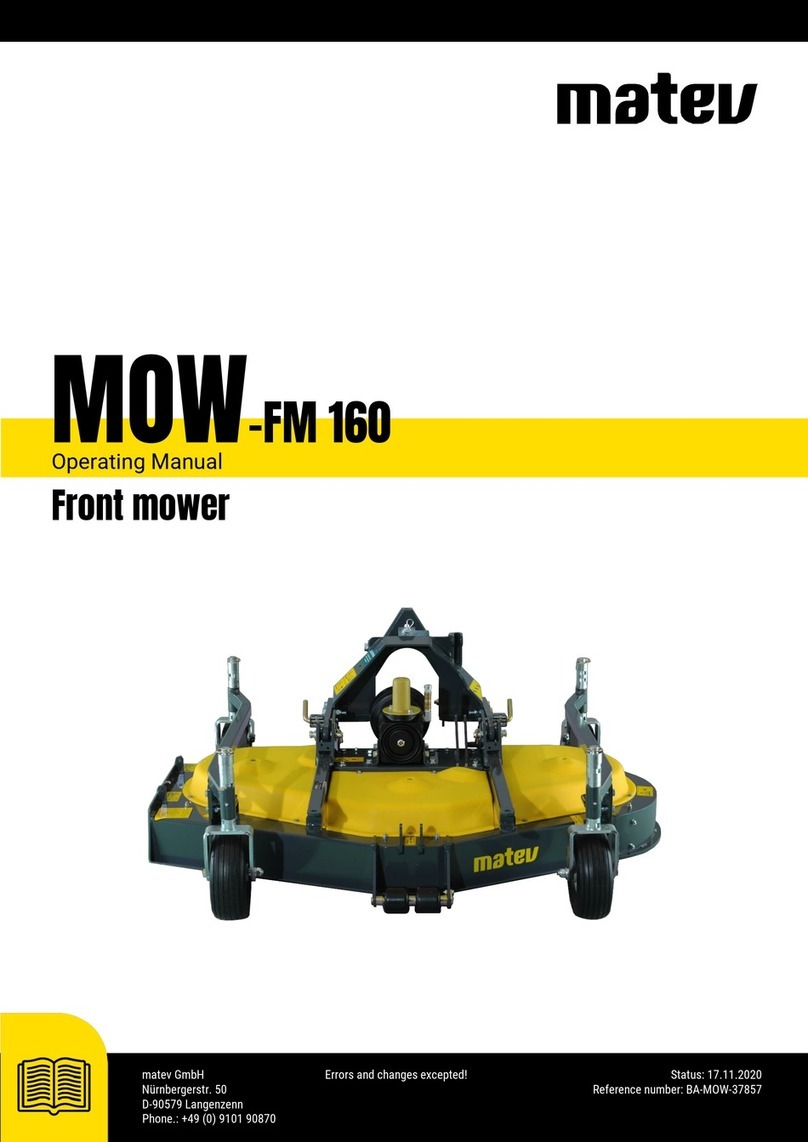 matev MOW-FM 160 operating manual