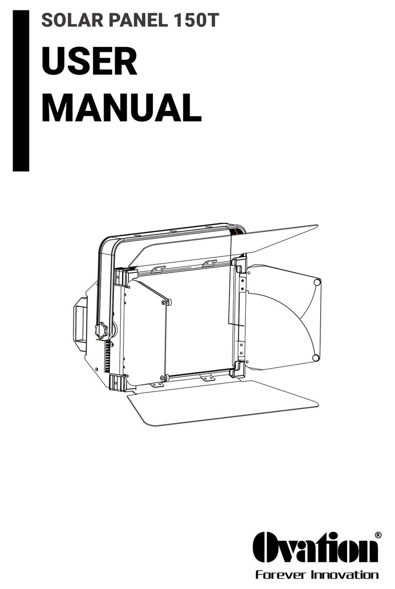 Ovation Solar Panel 150T user manual