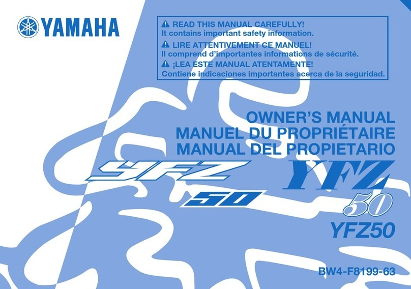 Yamaha YFZ50 2019 owner's manual