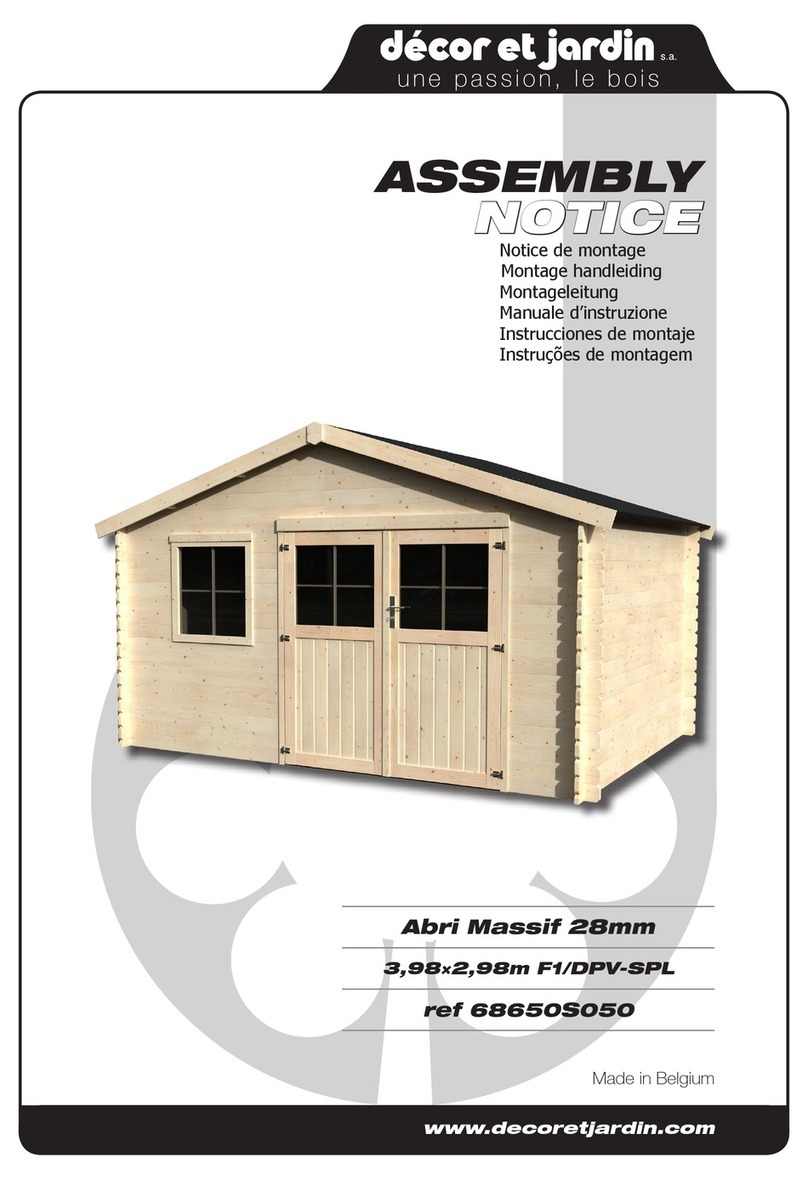 Décor et Jardin 68650S050 Assembly Notice