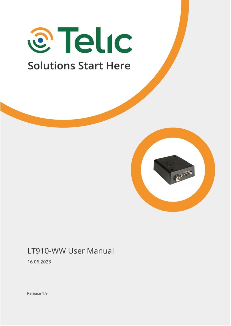 Telic LT910-WW User manual