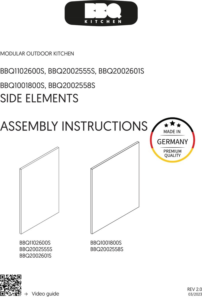 BBQ BBQ1102600S Assembly instructions