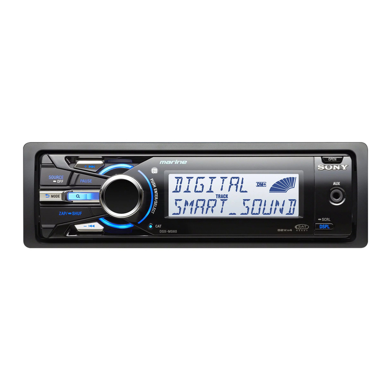 Sony DSX-MS60 User manual