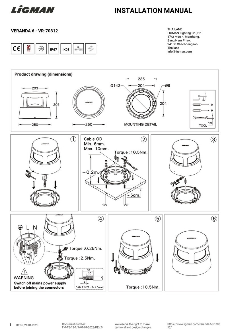 LIGMAN VR-70312 User manual