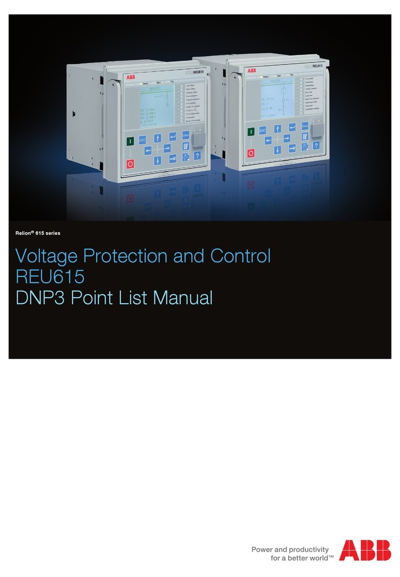 ABB Relion 615 series manual
