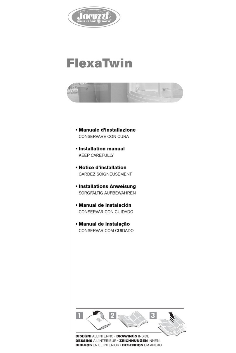 Jacuzzi FlexaTwin User manual Jacuzzi FlexaTwin User manual