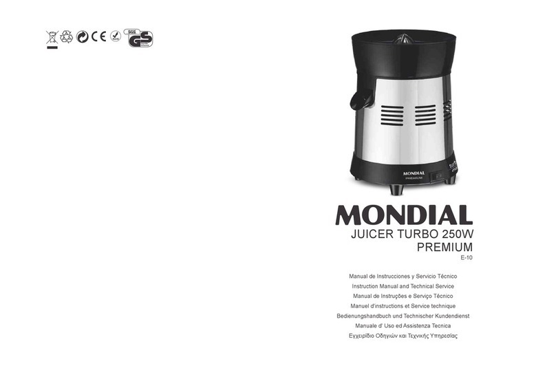 Mondial Designs Limited E-10 Instruction Manual and Technical Service