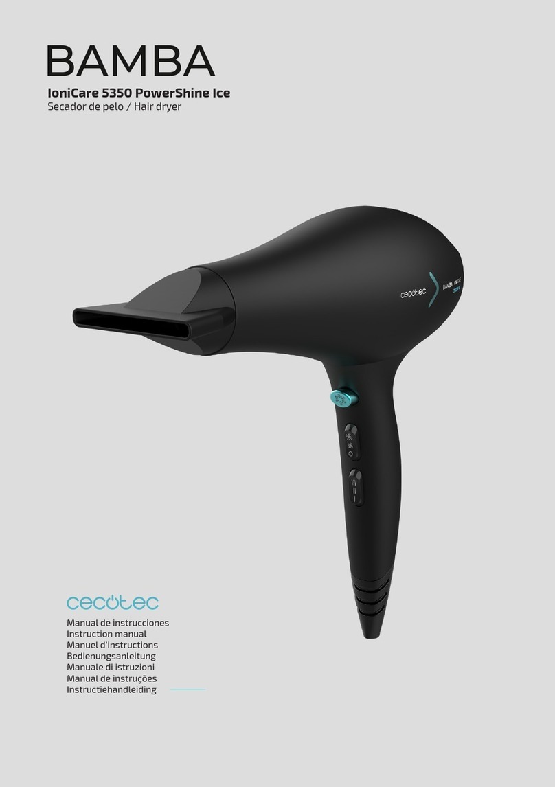 cecotec BAMBA IoniCare 5350 PowerShine Ice User manual cecotec BAMBA IoniCare 5350 PowerShine Ice User manual