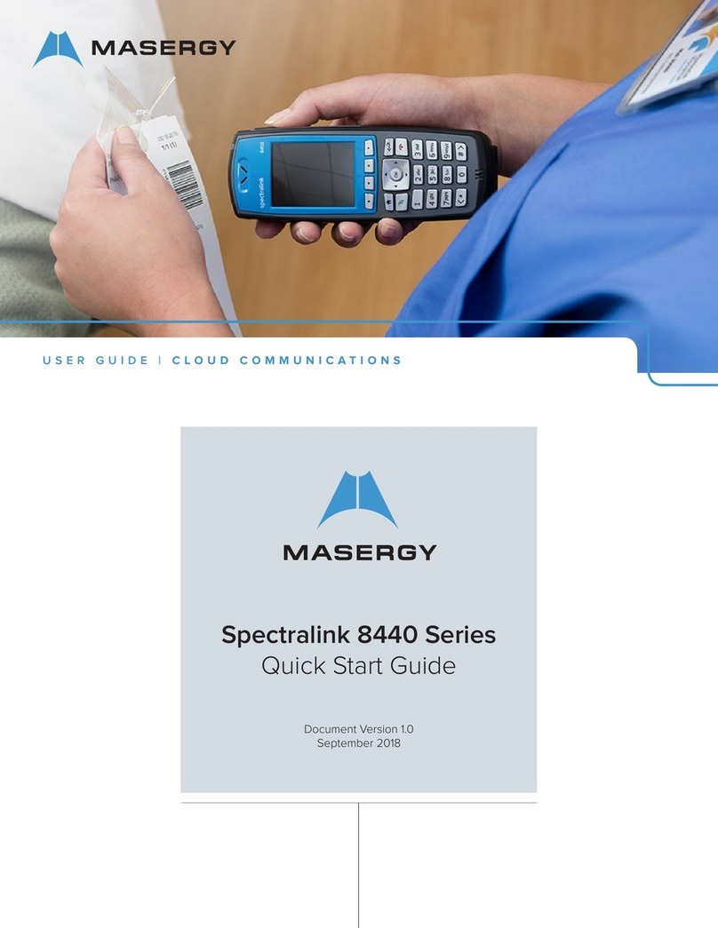 Masergy SpectraLink 8440 Series quick start guide