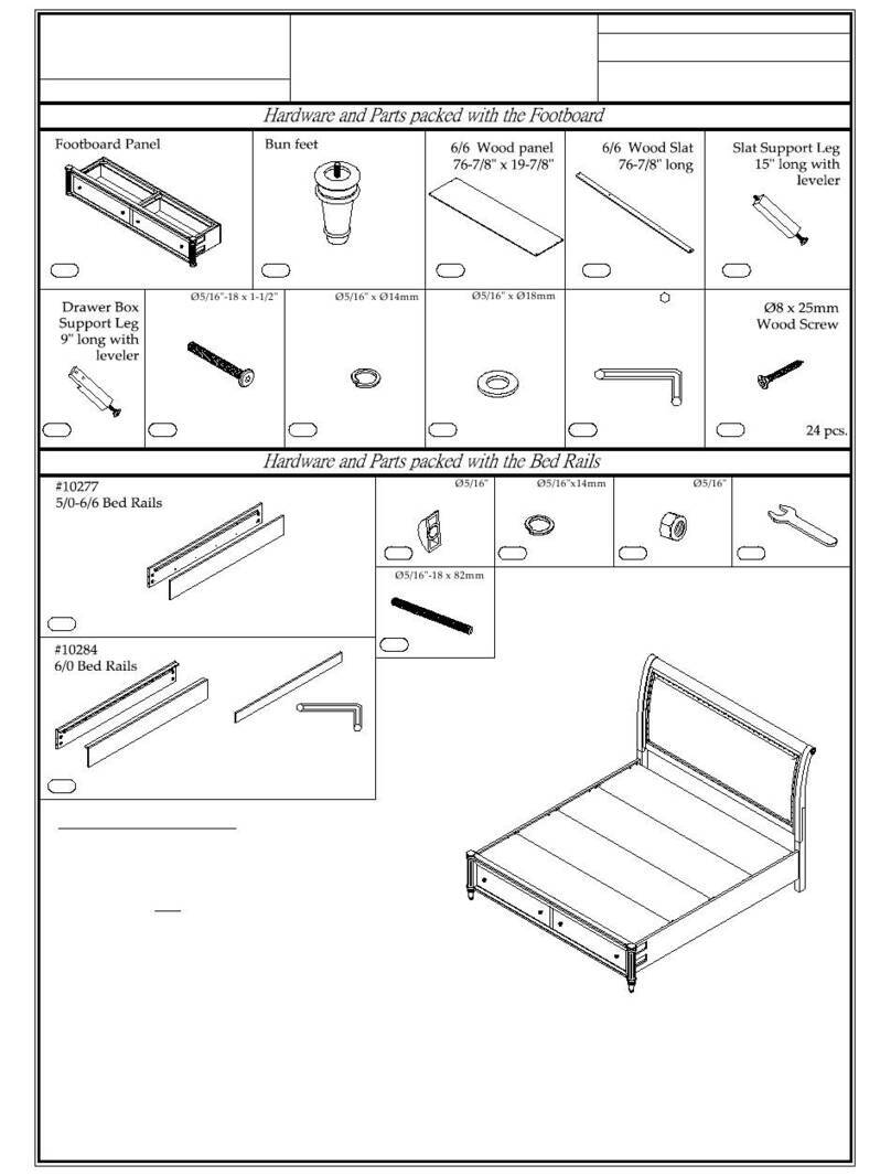 Riverside Furniture Huntleigh 10289 Assembly instructions Riverside Furniture Huntleigh 10289 Assembly instructions