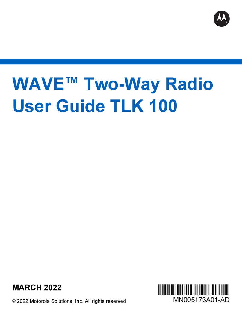 Motorola WAVE TLK 100 User manual