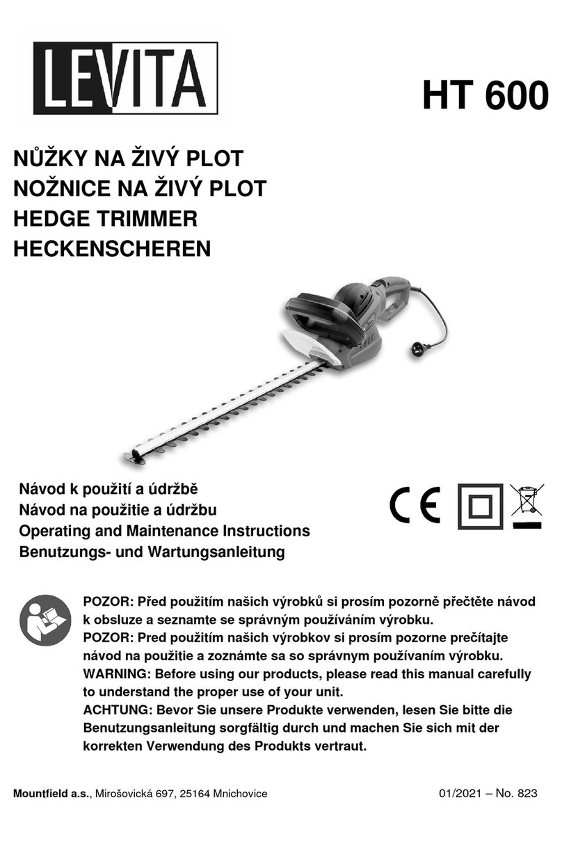 Levita HT 600 Operating and maintenance instructions