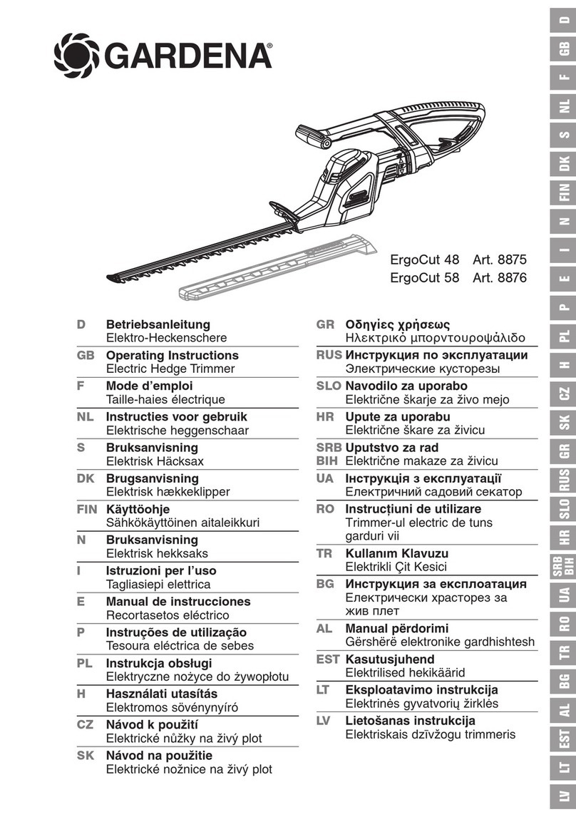 Gardena ErgoCut 58 User manual