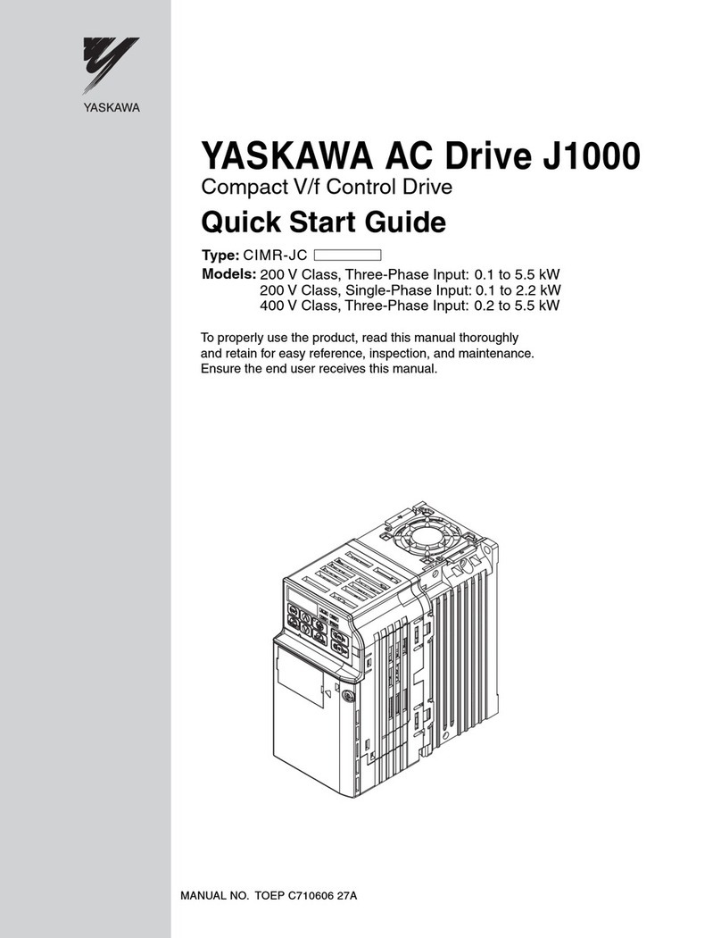 YASKAWA CIMR-JC User manual