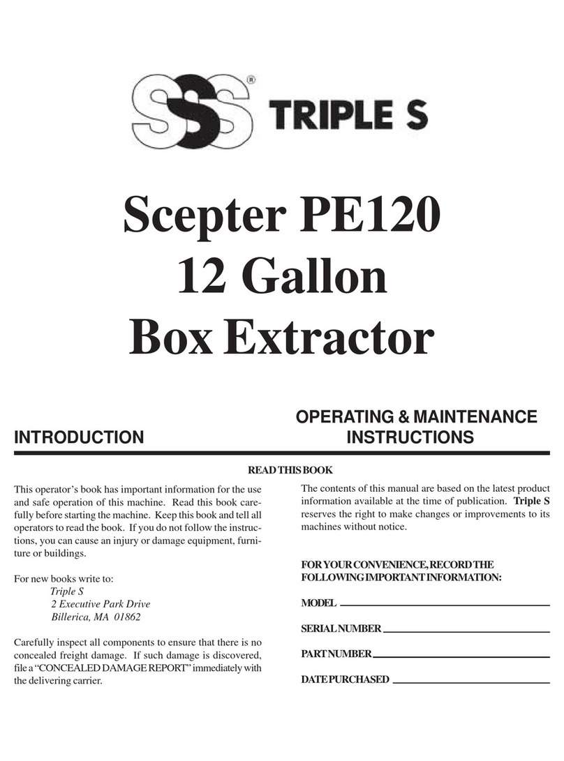 SSS Siedle TRIPLE S Scepter PE120 Operating & maintenance instructions SSS Siedle TRIPLE S Scepter PE120 Operating & maintenance instructions