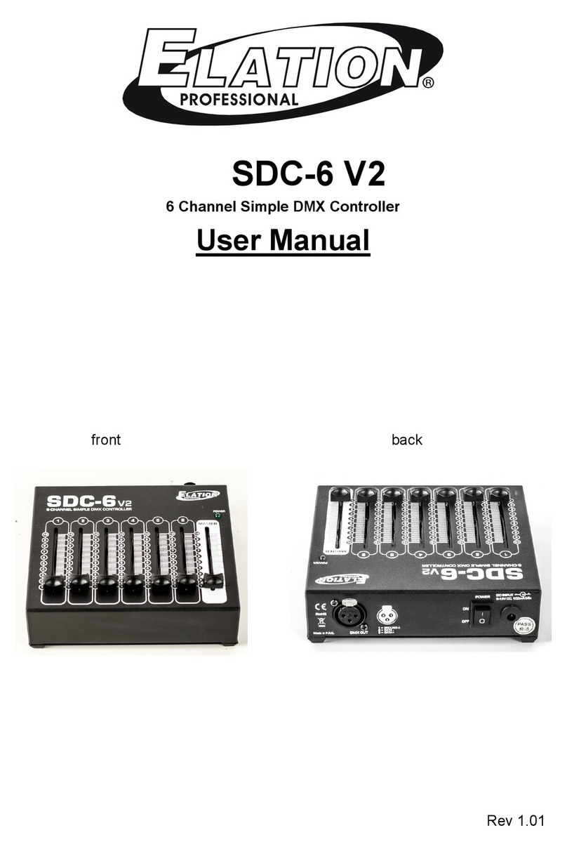 Elation SDC-6 V2 User manual