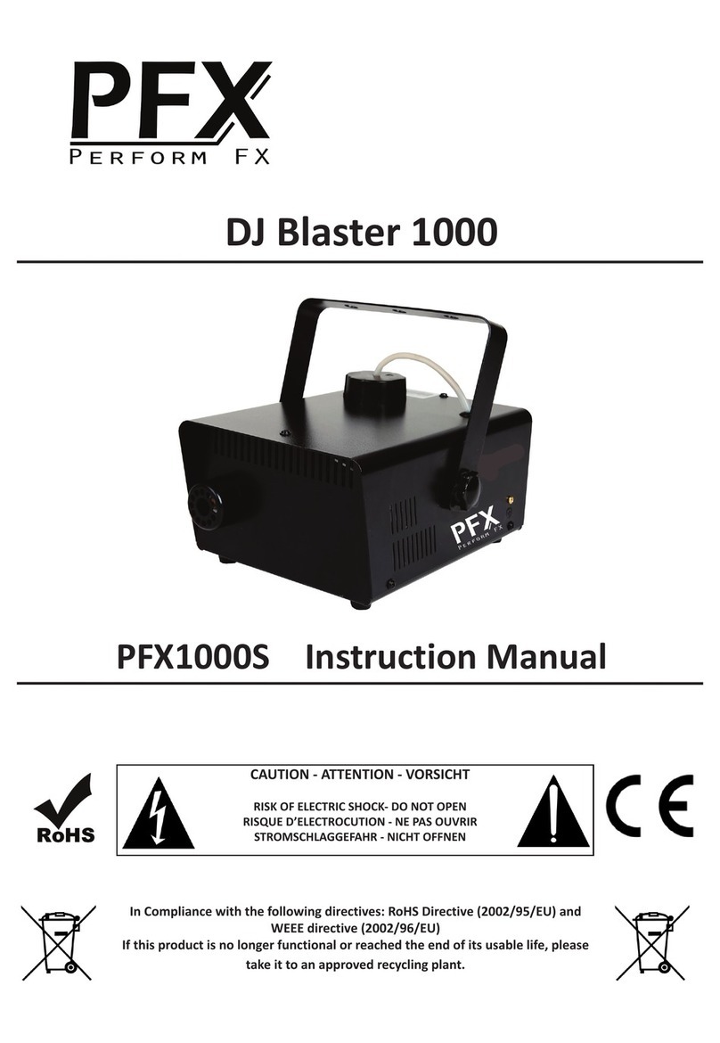 PFX PFX1000S instruction manual