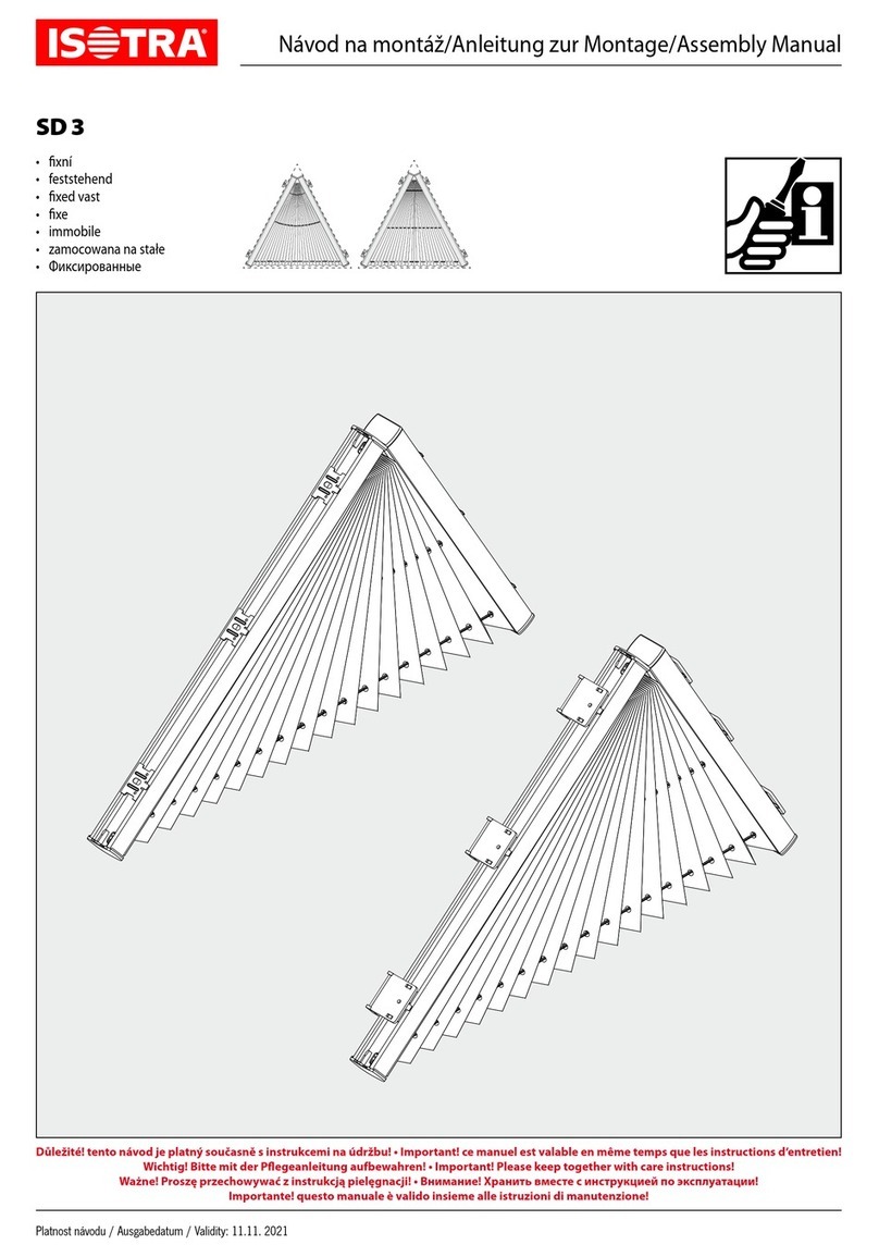 Isotra SD 3 User manual