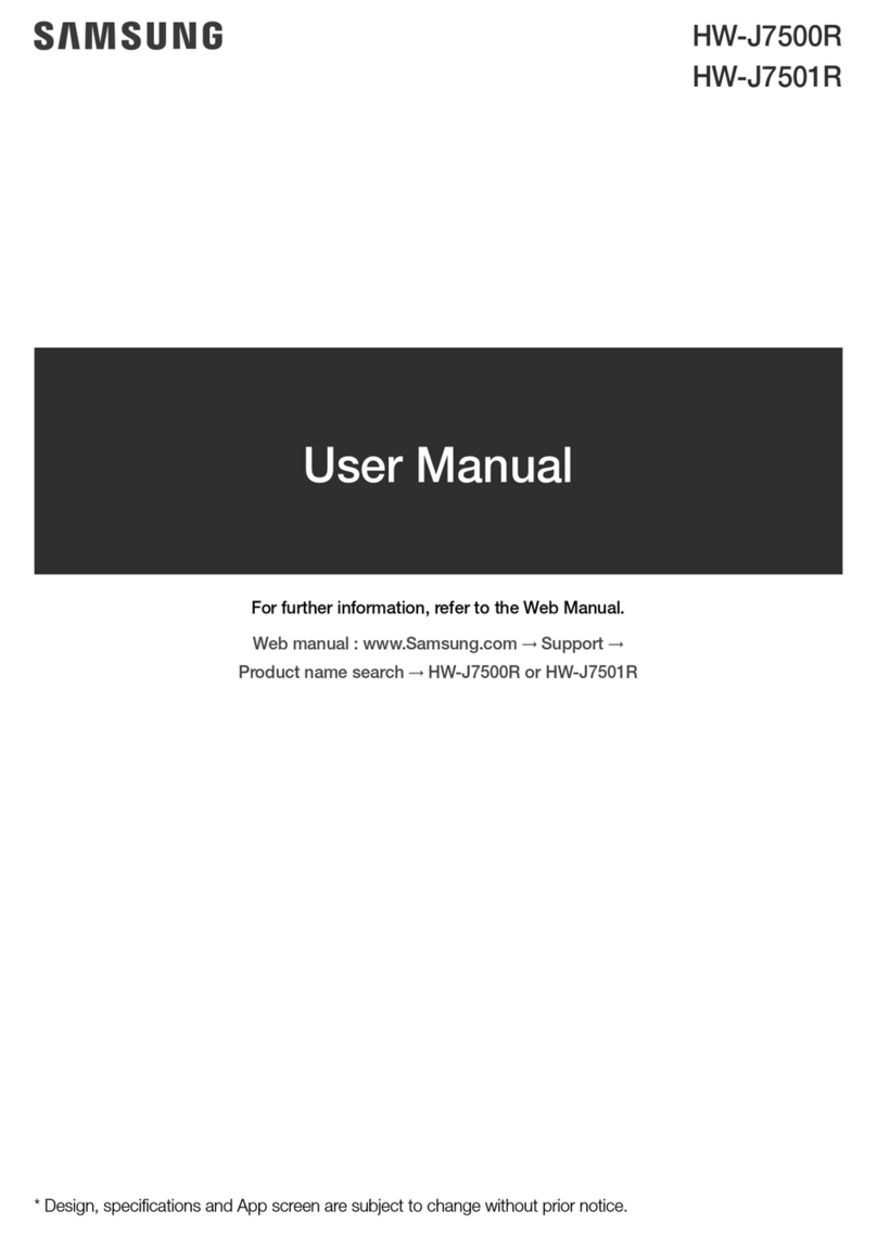 Samsung HW-J7500R User manual