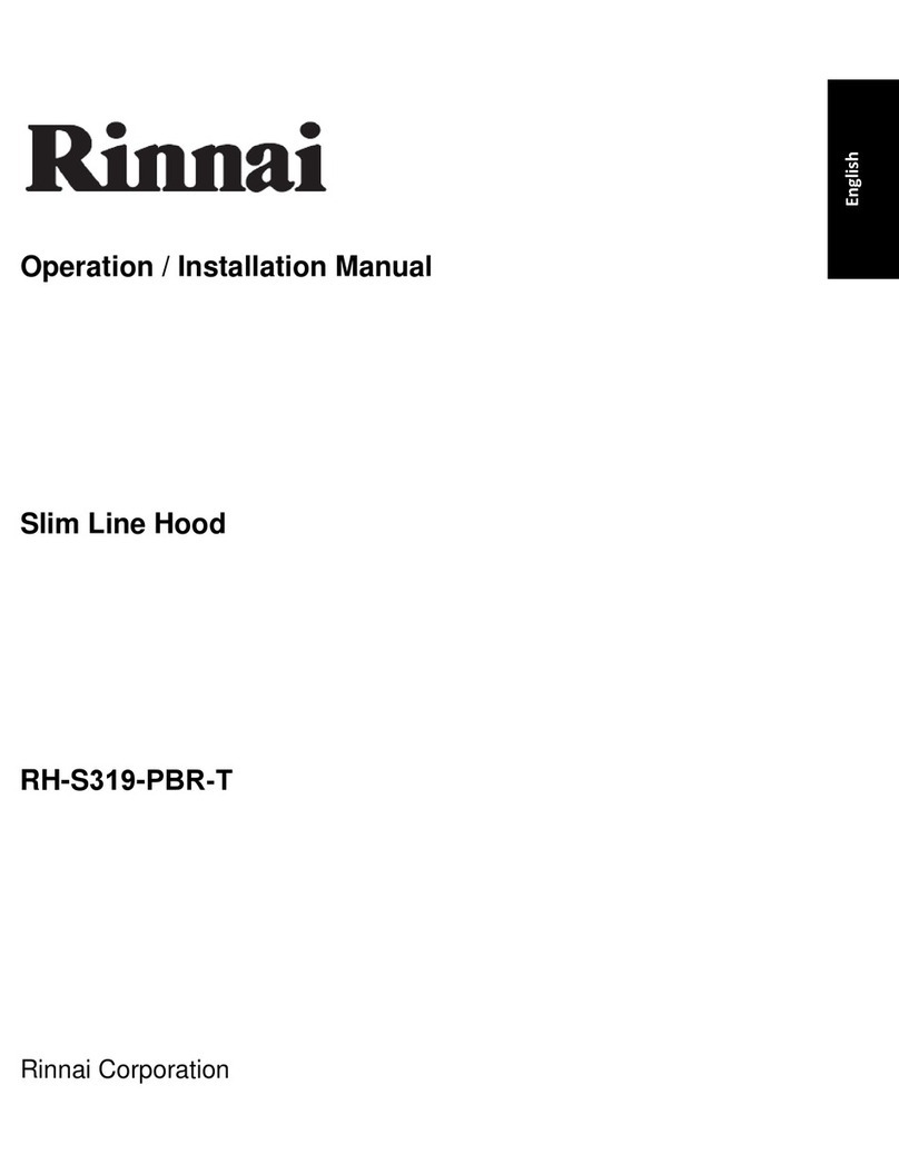 Rinnai RH-S319-PBR-T User manual