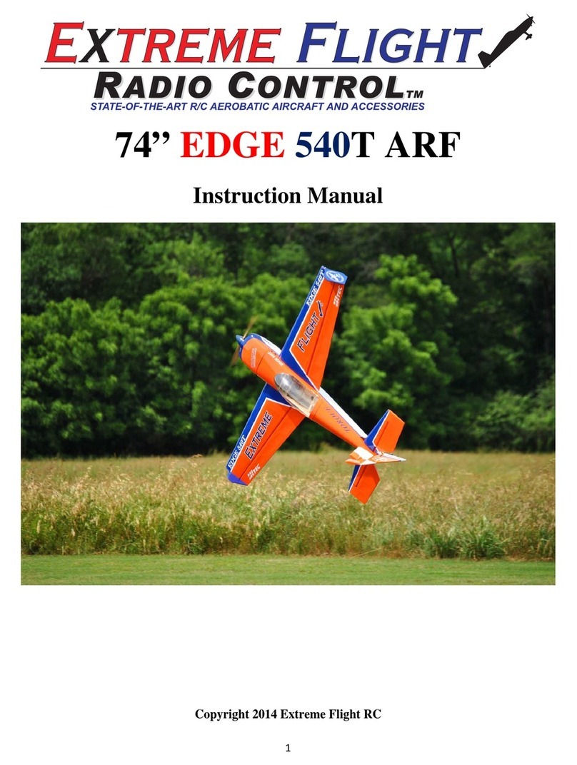 Extreme Flight 74" EDGE 540T ARF instruction manual